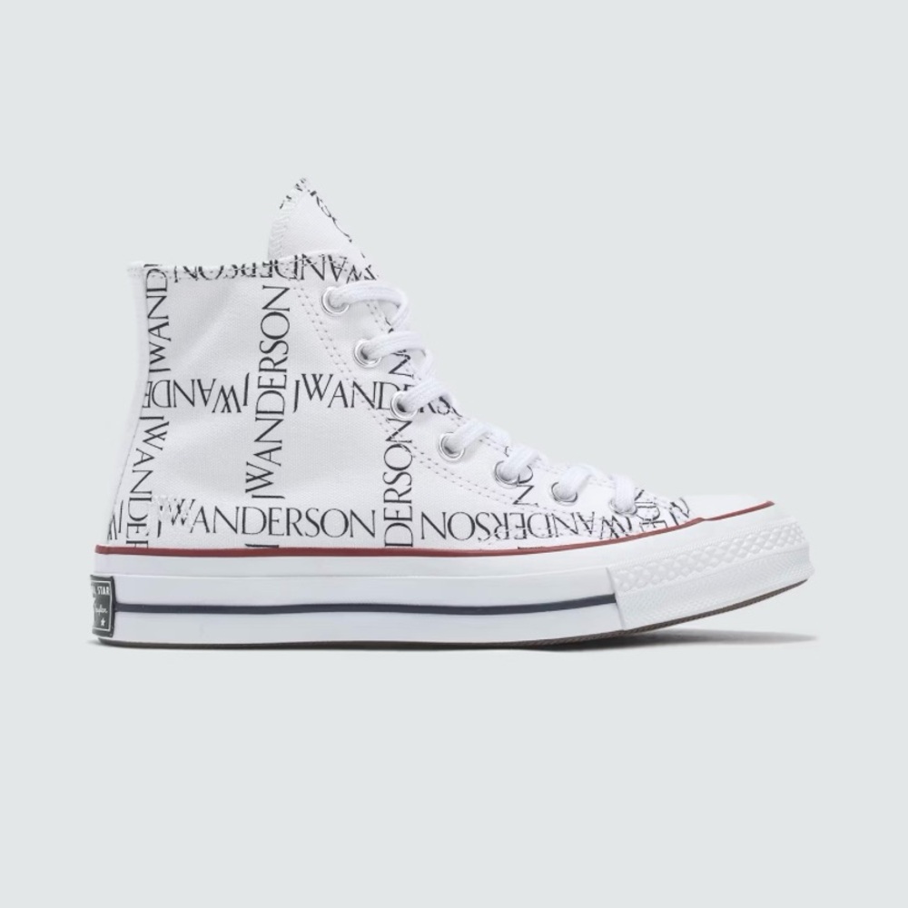 JW Anderson X Converse Chuck 70 Hi sneaker white black - Picture 15 of 16